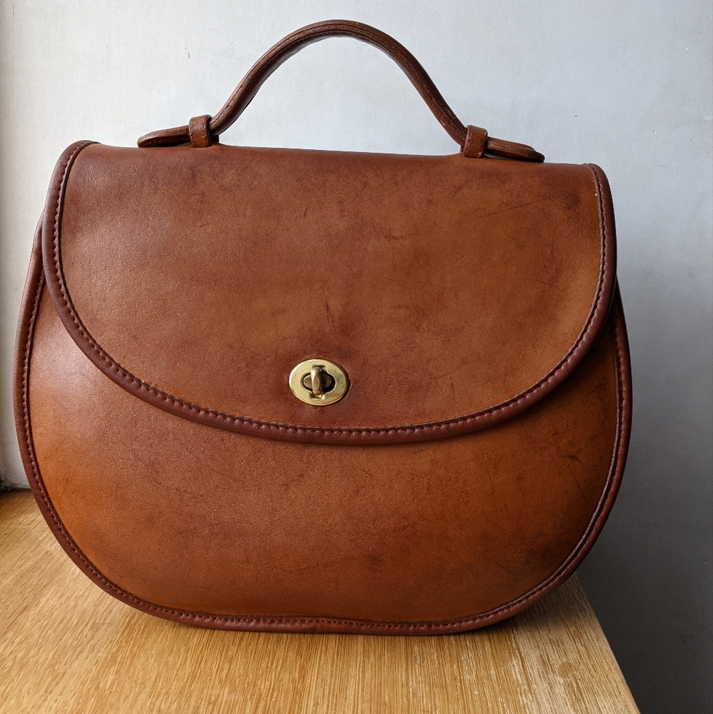 Vintage Coach Large Plaza bag